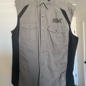 Harley-Davidson Gray and Black Performance Shirt